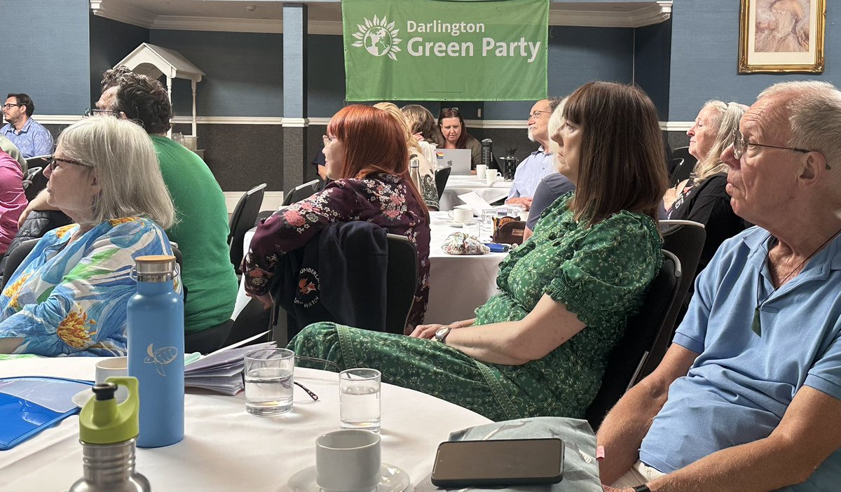 📗Matthew Snedker (@matthewsnedker) on Twitter photo In Darlington today - <a href="/HarrietLamb_/">Harriet Lamb</a> opens the North East of England Green Party conference & AGM
Great to welcome colleagues to our town. In Darlington today - <a href="/HarrietLamb_/">Harriet Lamb</a> opens the North East of England Green Party conference & AGM
Great to welcome colleagues to our town.