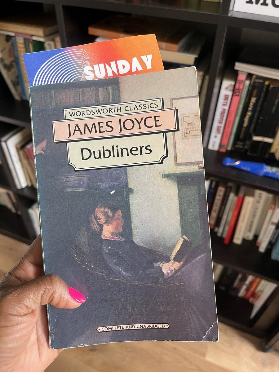 jacobinoire's tweet image. Sunday reading. Love James Joyce’s pacing and mastery of inner dialogue.