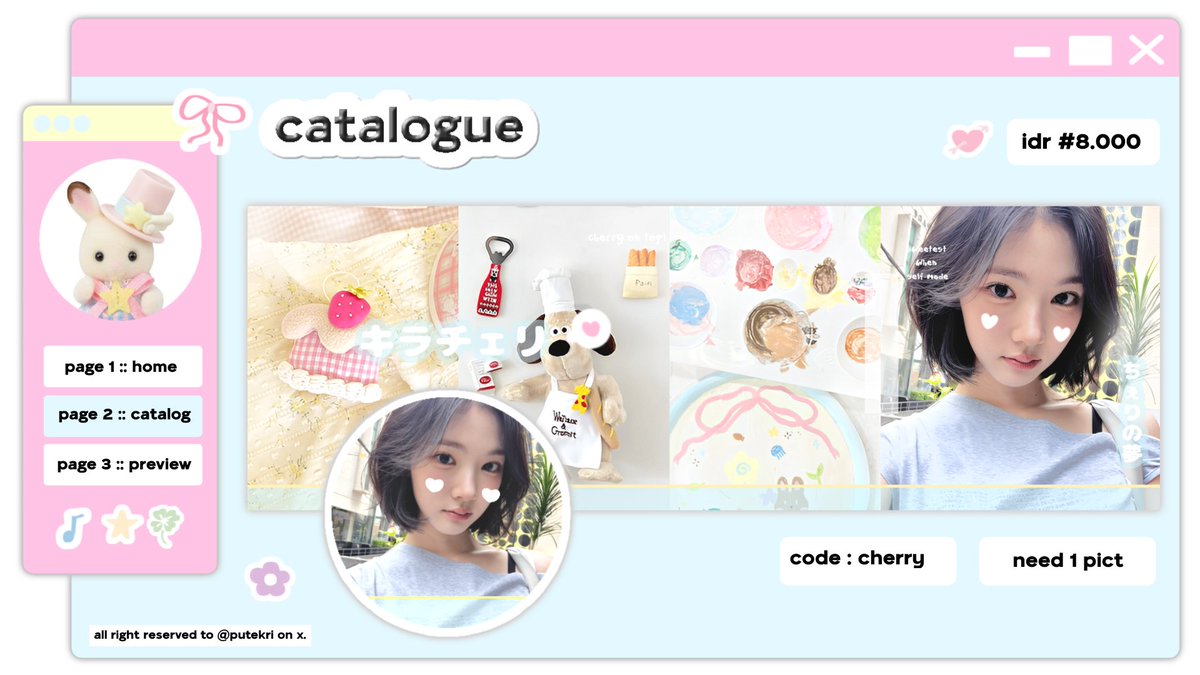 any interaction are appreciated! #zonauang 

hayiiiieee ♡___♡ ! kenalan sama 2 catalog baru aku yuk C:  aku namakan "cupcake &amp; cherry". semoga aman &amp;&amp; tolong sayangi anak anakku iaaa ( ≧∀≦)ノ