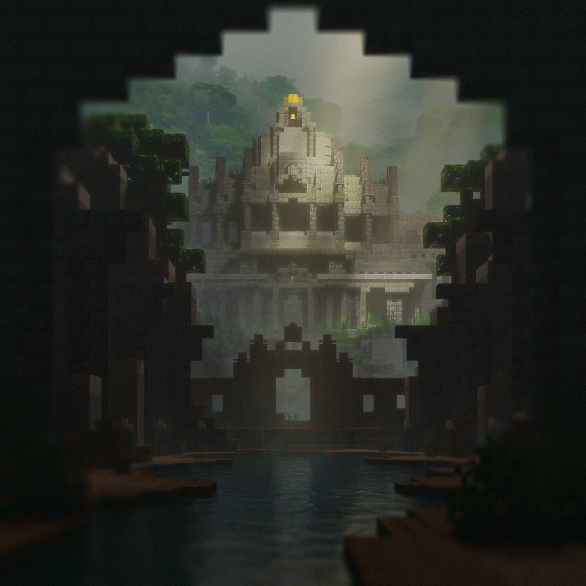Azure Cascades - Render
#Minecraft