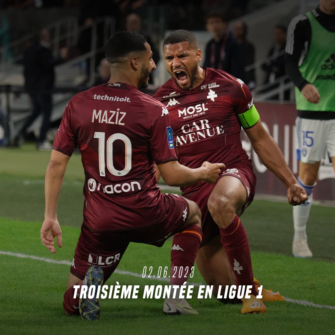 FCMetz's tweet photo. [ ℙ𝕣𝕠 ]

1⃣9⃣ saisons en Grenat 

Des hauts, des bas &amp; 𝘂𝗻 𝗺𝗼𝗱𝗲̀𝗹𝗲 𝗱𝗲 𝗿𝗲́𝘀𝗶𝗹𝗶𝗲𝗻𝗰𝗲 ⚡️

🫶 🇱🇻