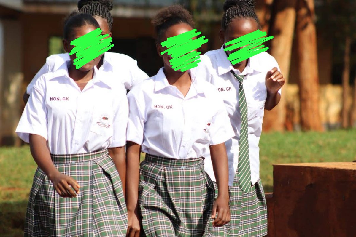 Kirinyaga MP donated uniforms branded with his name, George Kariuki.

A big shame courtesy of our taxes. Time to call him out