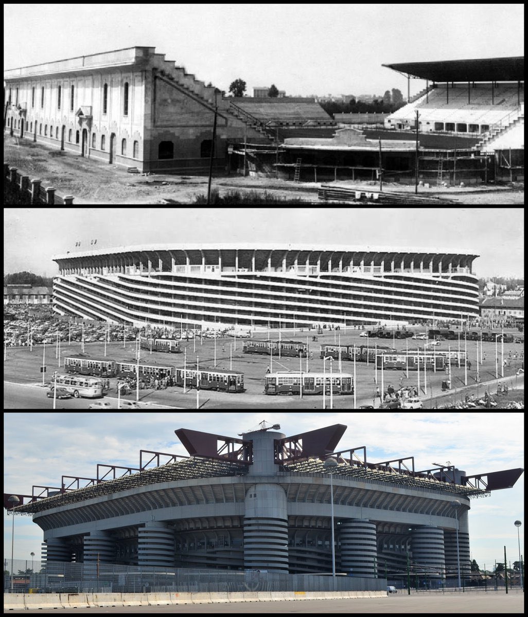 🏟️ The three ages of San Siro…