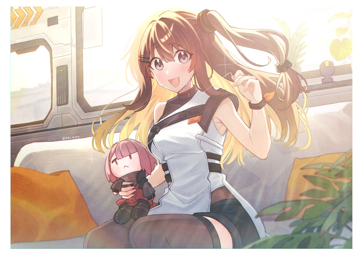 021_shiro's tweet image. アイドル幼熙の日常
#ドルフロ2  #ドルフロイラコン幼熙