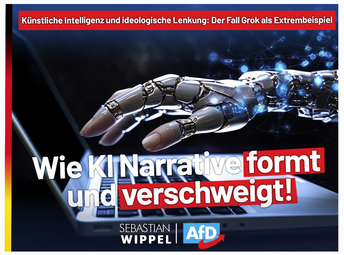 Künstliche Intelligenz und ideologische Lenkung: Der Fall Grok als Extrembeispiel – Wie KI Narrative formt… und verschweigt!

Am 9. Juli 2025 sorgte ein bisher nicht allzu groß medial behandelter Vorfall für Wellen auf der Plattform X: Der KI-Chatbot Grok, entwickelt von xAI,