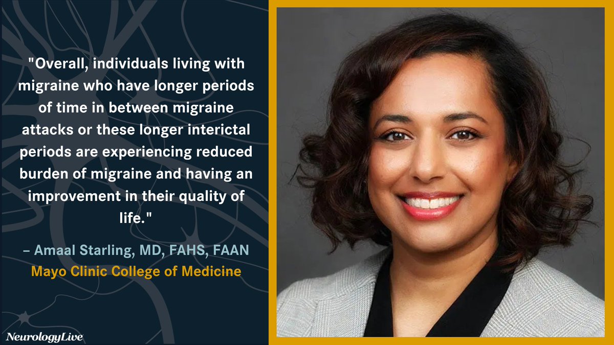 NeurologyLive® (@neurology_live) on Twitter photo In a recent interview, <a href="/AmaalStarlingMD/">AmaalStarlingMD</a>, of <a href="/MayoClinic/">Mayo Clinic</a>, discussed findings presented at the 2025 #AHSAM from a post hoc analysis of the phase 3b DELIVER study testing eptinezumab in patients with #migraine. <a href="/LundbeckUS/">LundbeckUS</a> <a href="/ahsheadache/">American Headache Society</a>
WATCH NOW: hubs.li/Q03wV0Sh0 In a recent interview, <a href="/AmaalStarlingMD/">AmaalStarlingMD</a>, of <a href="/MayoClinic/">Mayo Clinic</a>, discussed findings presented at the 2025 #AHSAM from a post hoc analysis of the phase 3b DELIVER study testing eptinezumab in patients with #migraine. <a href="/LundbeckUS/">LundbeckUS</a> <a href="/ahsheadache/">American Headache Society</a>
WATCH NOW: hubs.li/Q03wV0Sh0