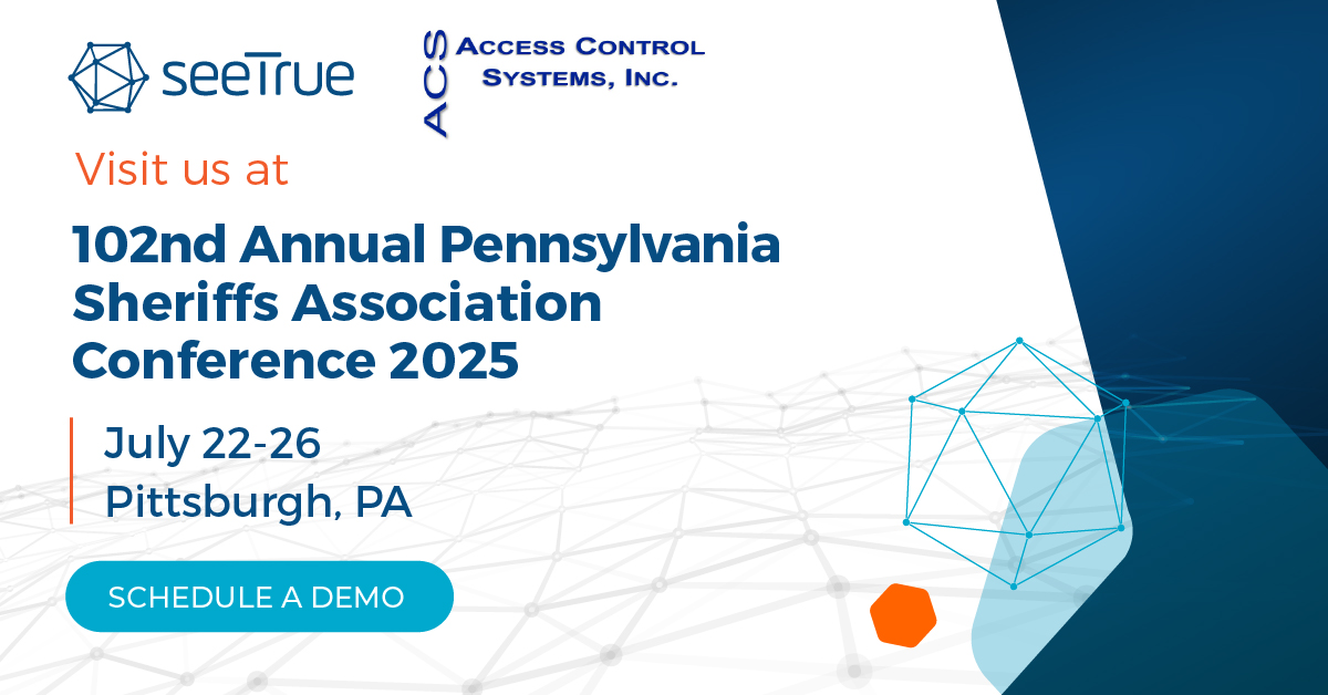 SeeTrue AI (@see_true_ai) on Twitter photo SeeTrue's at the PA Sheriffs’ Assoc. Training Conference! Jamie Edgar demos our AI threat detection for courthouses, corrections, and all X-ray systems. Book a meeting: events@seetrue.ai #SecurityScreening #AI #PublicSafety #PSA2025 #Courts #Corrections SeeTrue's at the PA Sheriffs’ Assoc. Training Conference! Jamie Edgar demos our AI threat detection for courthouses, corrections, and all X-ray systems. Book a meeting: events@seetrue.ai #SecurityScreening #AI #PublicSafety #PSA2025 #Courts #Corrections