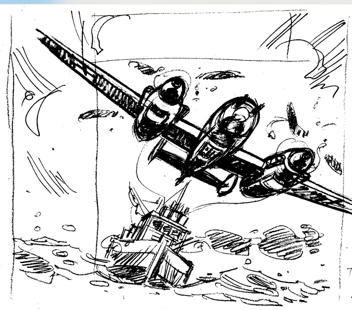CommandoComic's tweet image. Commando Behind the Scenes! Check out Carlos Pino's cover rough for Issue 5869 - which is on sale now! Get your copy from eu1.hubs.ly/H0l0tdj0 - QM