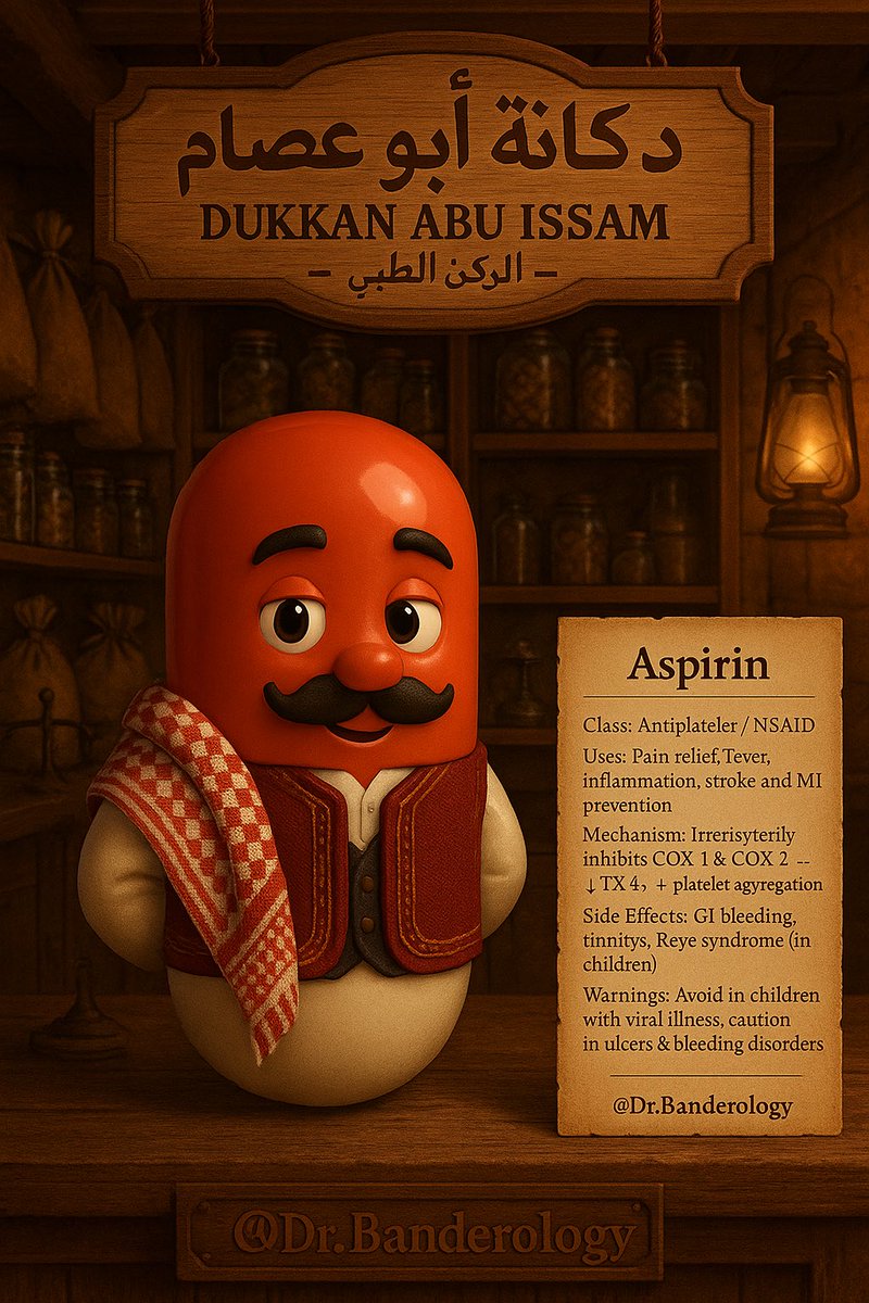 Dr_Banderology's tweet photo. Aspirin 💊 https://t.co/FMQOncrIpN