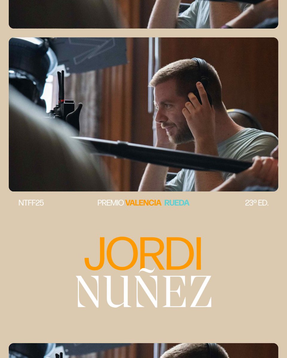 🎬 Jordi Núñez es el embajador del #PremioValenciaRueda de #Notodofilmfest2025. Cineasta clave del panorama valenciano, ha preparado un corto inédito que estrenamos muy pronto. 🎥 Rueda tu también en València y presenta tu notodo. Abrimos convocatoria el 4 de sept. 🙌