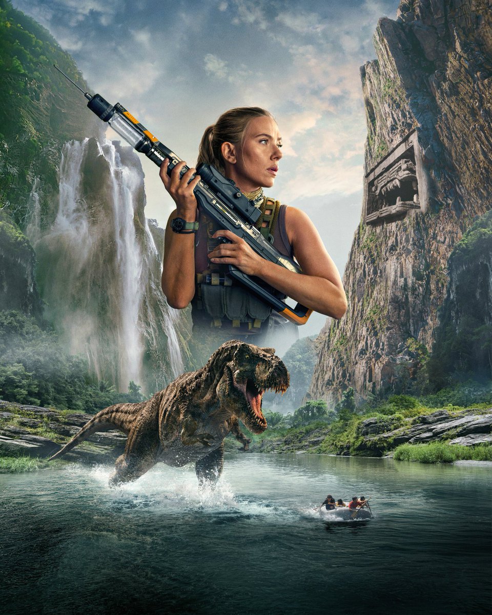 #JurassicWorldRebirth  ⭐️⭐️🌟 (2.75/5) HONEST REVIEW - A pure cash-grab sequel to enjoy with friends &amp; famlies. Gareth Edwards single-handedly makes a movie without any sequel pressure with the dinosaurs being main element they’re large, big, visually great on-screen the