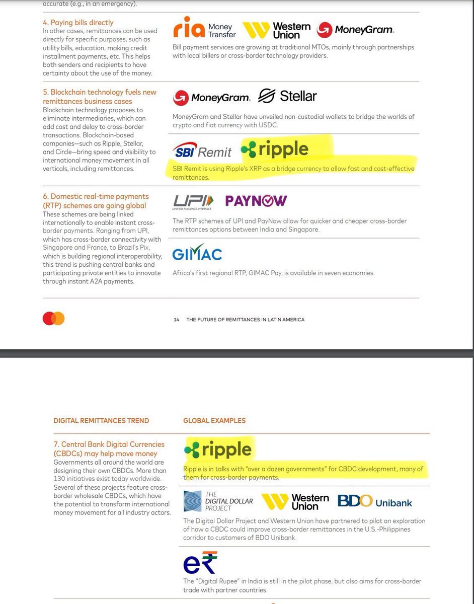 SMQKEDQG's tweet image. ‼️ “SBI REMIT IS USING RIPPLE’S XRP AS A BRIDGE CURRENCY TO ALLOW FAST AND COST-EFFECTIVE REMITTANCES.”‼️

Of course it’s documented.📝👇