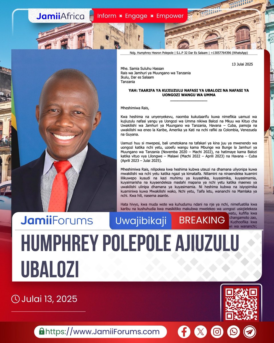 Haya amejizulu huko na amesema nchini hakuna haki ila machawa wanasema amefanikisha 😄😄🙌 jua la vitamini sasa ndio limeanza no reform no election haya ndio matunda yake