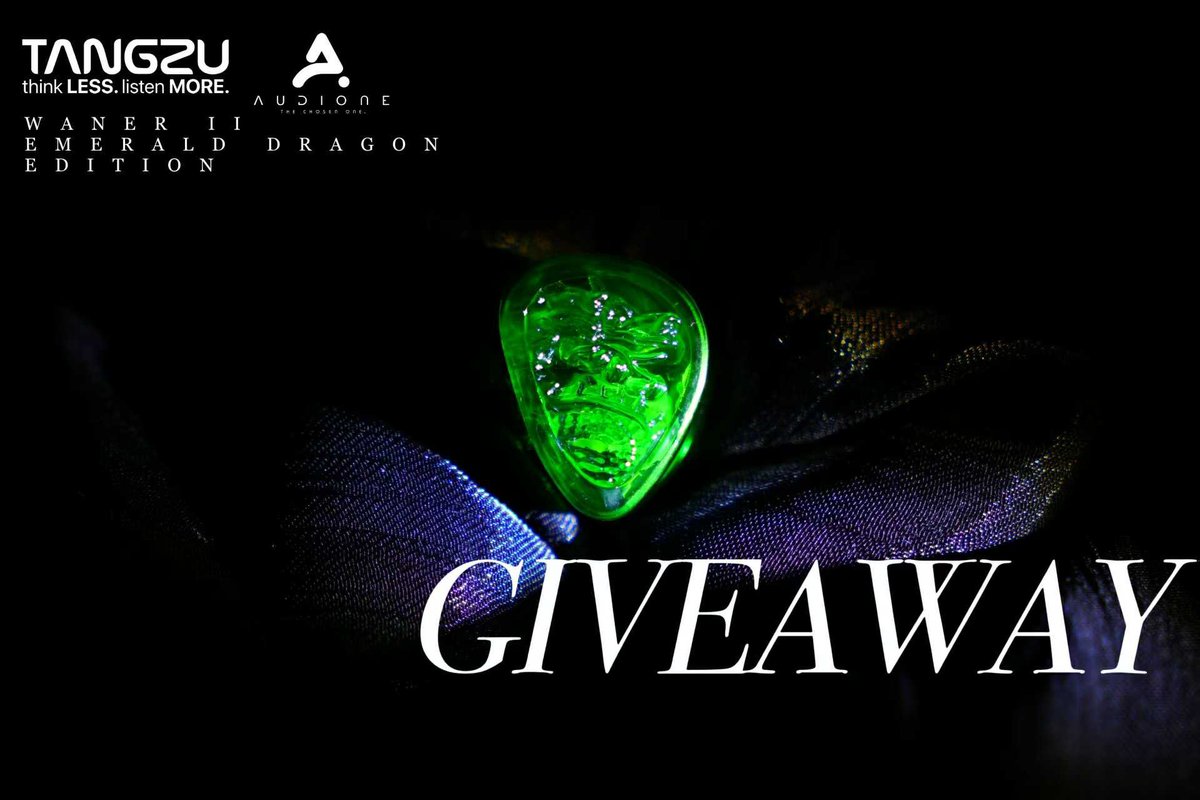 TANGZU x AUDIONE GIVEAWAY

We are pleased to announce a special giveaway in collaboration with <a href="/AudioneStore/">Audione</a> 

We’re giving away 3 units of the Tangzu Audio Wan’er 2 Jade to three lucky winners from this post.

How to Participate:
1.Follow Audione on all their official social