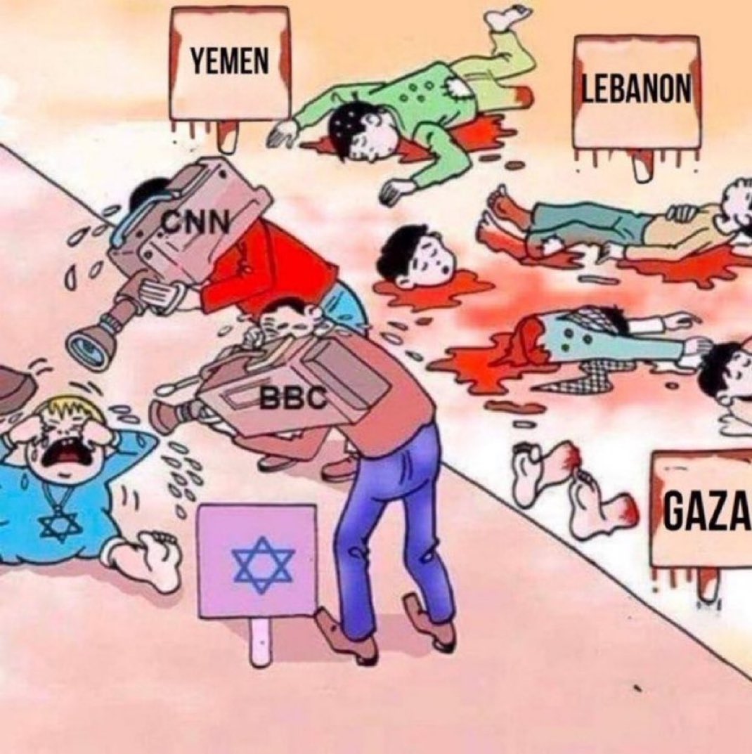 Western media🤝Zionism
