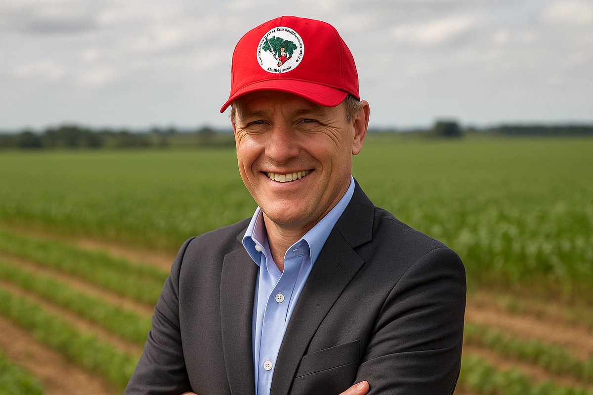 Empresário do agro troca boné vermelho do MAGA por boné vermelho do MST