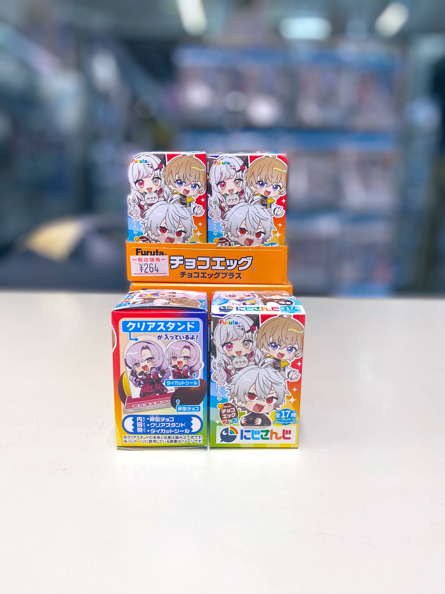 にじさんじチョコエッグプラス クリアスタンド ダイカットシール にじさんじ チョコエッグプラス クリアスタンド ダイカット