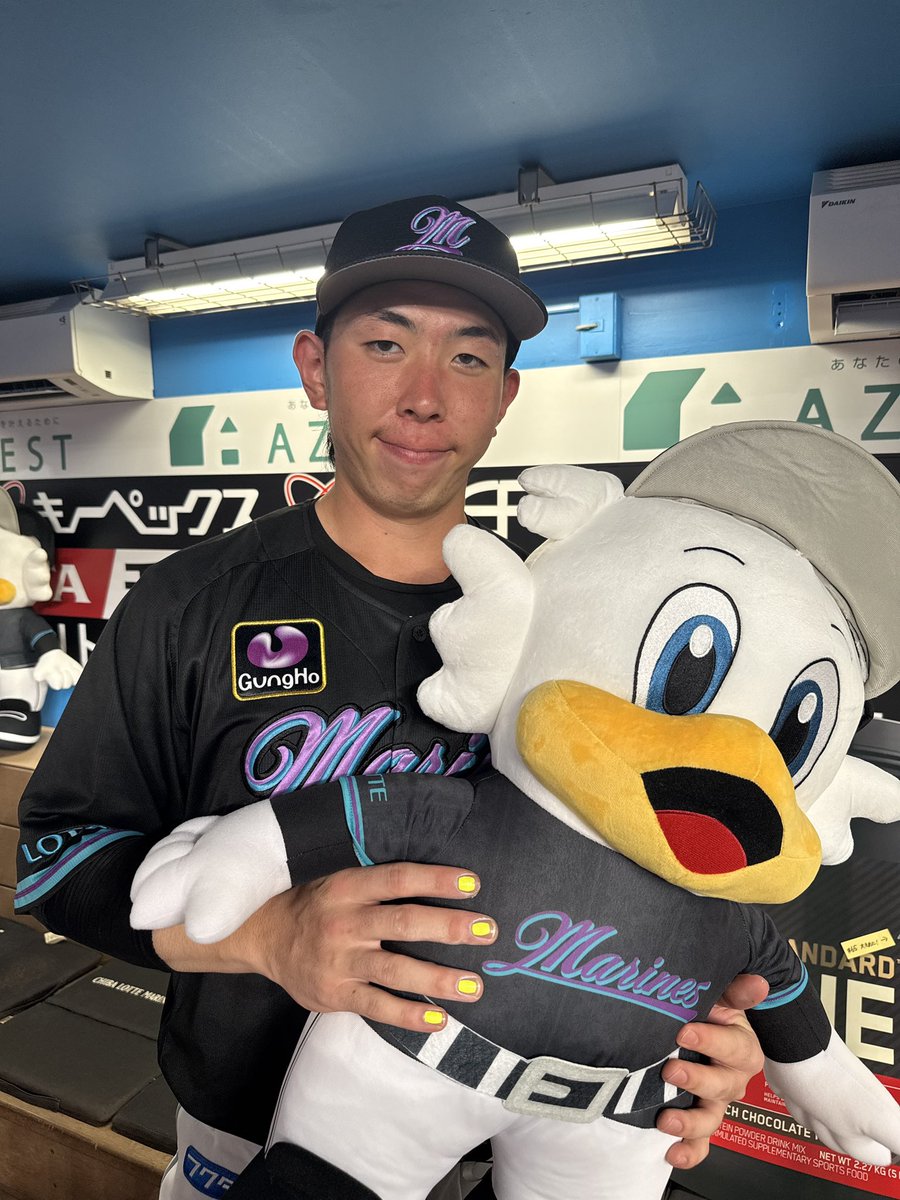 chibalotte_pr's tweet image. 本日、貴重な追加点となるタイムリーを2本放った #寺地隆成 選手！
#chibalotte #広報 #BSW