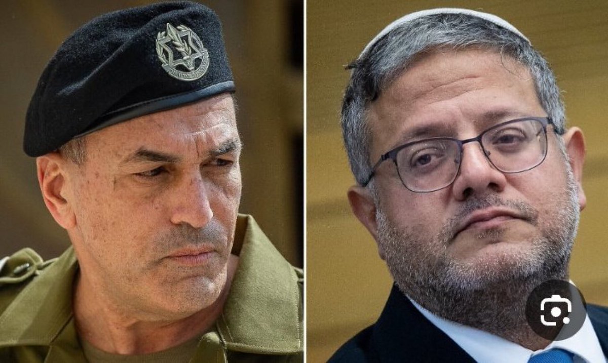 Israeli Army Chief to Ben Gvir:
“Think you’re a tough guy? Go fight in Gaza… and if you survive even one day, I’ll personally crown you king of bravery!” 🤡👑