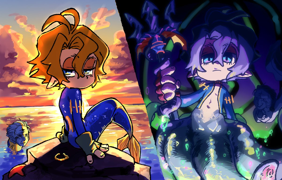 0APAP_0's tweet image. 🧜‍♂️💙
#終末のワルキューレ