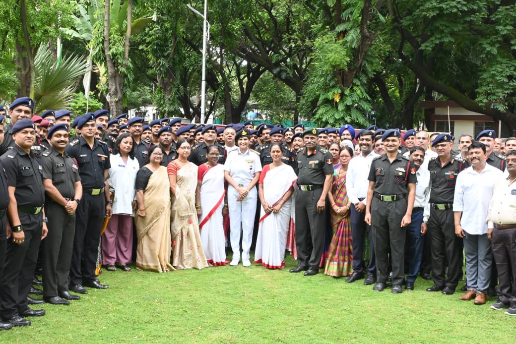 DGAFMS-MoD (@dgafms_mod) on Twitter photo Surg VAdm Arti Sarin, #DGAFMS, visited the Artificial Limb Centre, Pune today. She was briefed on key upcoming initiatives aimed at enhancing patient rehabilitation at #ALC . The Flag Officer interacted with amputee patients, para sportspersons, and staff.
<a href="/adgpi/">ADG PI - INDIAN ARMY</a>
<a href="/indiannavy/">SpokespersonNavy</a> Surg VAdm Arti Sarin, #DGAFMS, visited the Artificial Limb Centre, Pune today. She was briefed on key upcoming initiatives aimed at enhancing patient rehabilitation at #ALC . The Flag Officer interacted with amputee patients, para sportspersons, and staff.
<a href="/adgpi/">ADG PI - INDIAN ARMY</a>
<a href="/indiannavy/">SpokespersonNavy</a>