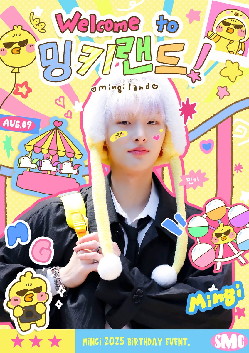 EscapeNight_MG's tweet photo. 🎡 𝑾𝒆𝒍𝒄𝒐𝒎𝒆 𝑻𝒐 밍키랜드 🎠

𝟐𝟎𝟐𝟓 𝐌𝐈𝐍𝐆𝐈 𝐁𝐢𝐫𝐭𝐡𝐝𝐚𝐲 𝐏𝐫𝐨𝐣𝐞𝐜𝐭 

🫧𝟬𝟴𝟬𝟴-𝟬𝟴𝟭𝟬 

🧩 𝙋𝙚𝙡𝙞𝙘𝙖𝙣 𝘾𝙖𝙛𝙚 & 𝘼𝘾’𝙎𝘾𝙀𝙉𝙏 𝙎𝙄𝙉𝘾𝙃𝙊𝙉

✨ ᴄᴏᴜɴᴛᴅᴏᴡɴ  ᴅ-𝟤𝟨. ✨

🍬RT 추첨 두 분께 선물을 보내드립니다！

#웰컴투_밍키랜드 #WelcomeTo_MINGILAND 
#에이티즈 #민기 #ATEEZ #MINGI #ミンギ