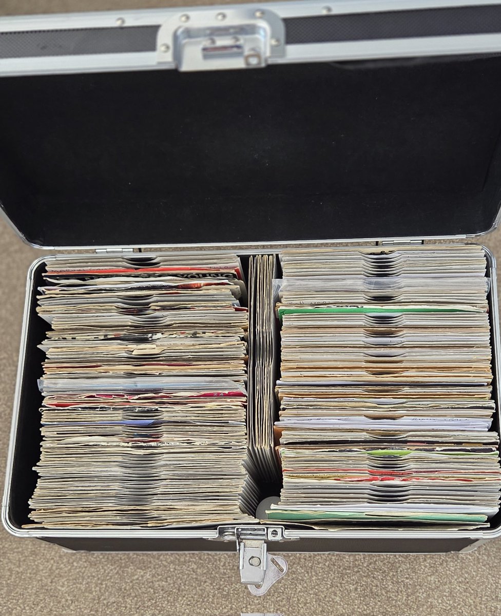 Vinyl sorted for tonights set, gona be a hot un, plenty 60s, Northern, Tamla.