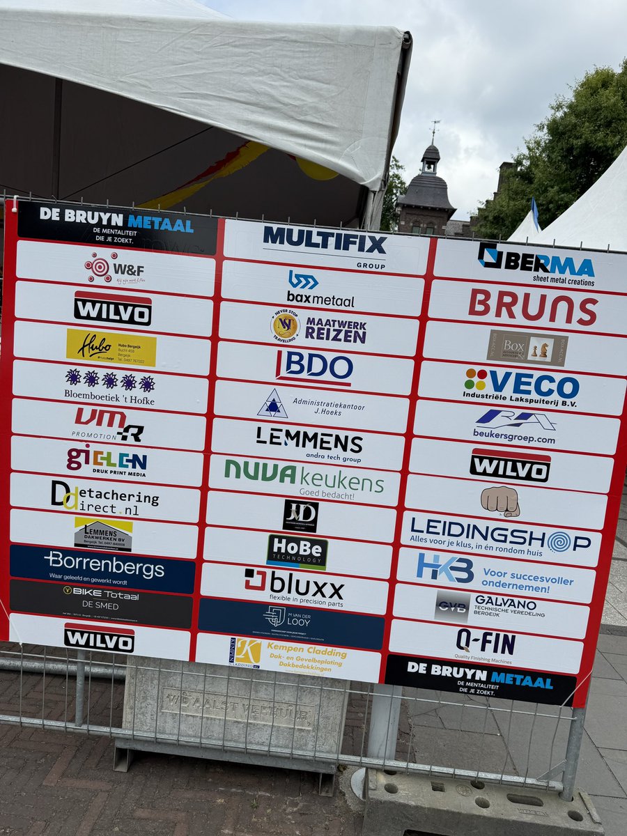 Sponsoring van lokale initiatieven doen we graag! #wielerronde #Bergeijk 🚵🚵 #NeverStopTravelling <a href="/AlwaysSomewhere/">Never Stop Travelling - Reisspecialist</a>