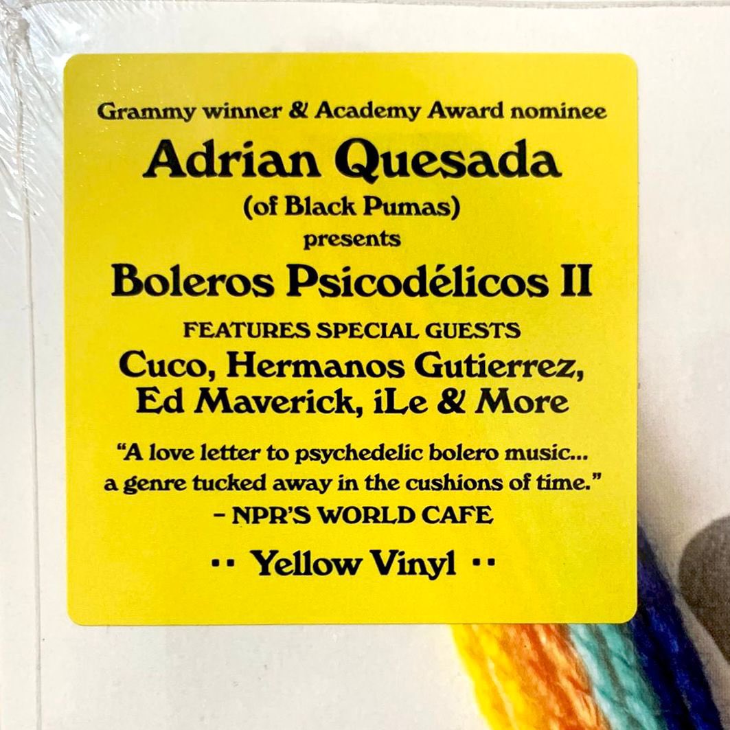 RarekindRecords's tweet image. New Adrian Quesada longplayer - Boleros Psicodélicos II 💣
rarekindrecords.co.uk/collections/fu…
#adrianquesada #bolerospsicodélicosii #atorecords #latin #funk #soul #newreleasevinyl