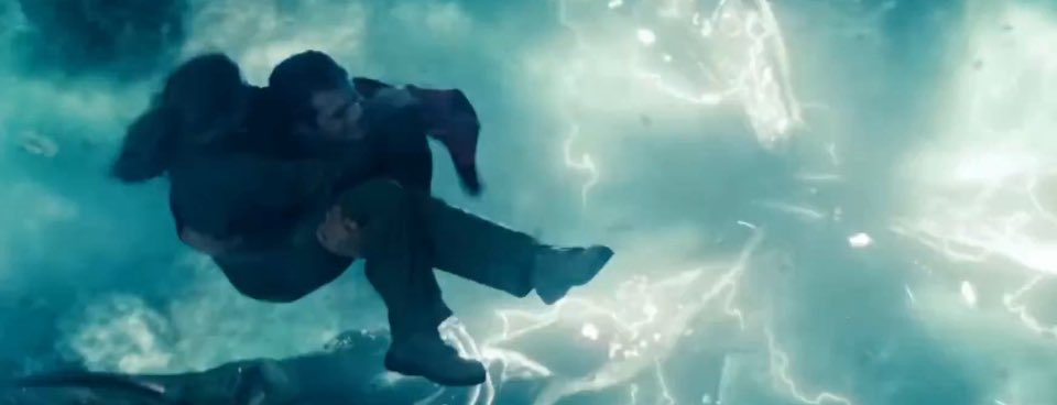 Cavill escaped a black hole on his literal first day as Superman lol