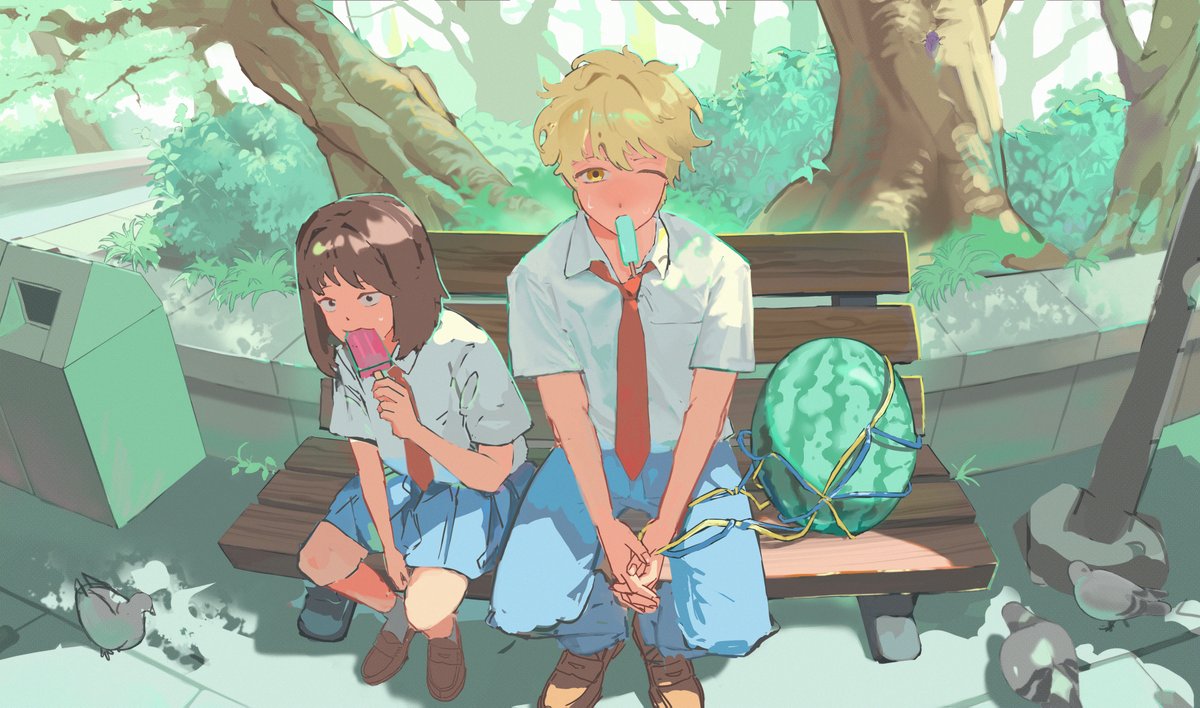 여름이엇다.. 

#skipandloafer #スキロー #스킵과로퍼 #fanart