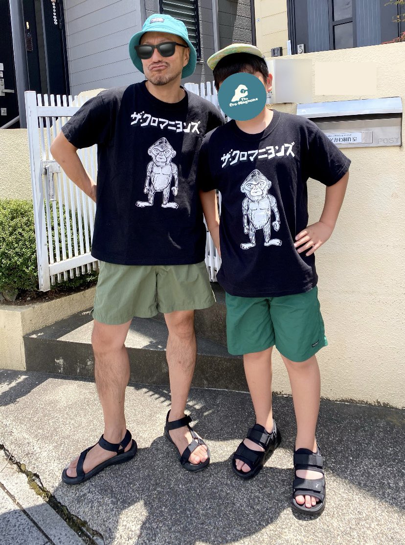 daisuke7fuku's tweet photo. 今日は、クロマニヨンズ親子コーデ🐒

#クロマニヨンズ https://t.co/5YPSDvYW7Q