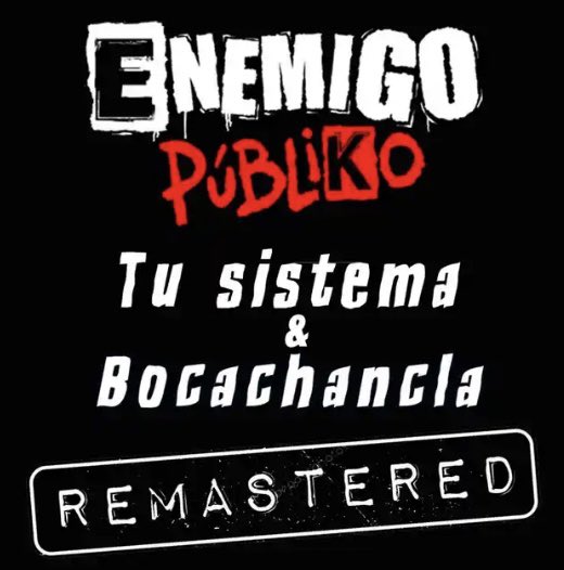 Nuevo Sg de Enemigo Publiko, Hardcore-Punk desde Barcelona, en plataformas digitales.
Puedes escucharlo en:

open.spotify.com/album/52Y66BCD…