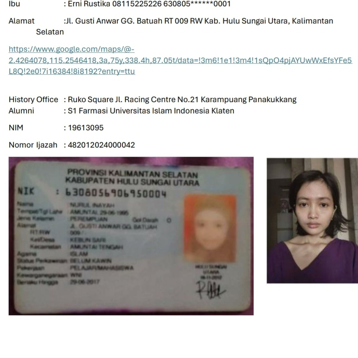 Kok kejam banget yaaa polisi sampai saat ini belum menemukan si pelaku. Padahal identitas dan muka pelaku SDH terpampang nyata dan sesuai dengan wajah aslinya. Knpa masih SDH 1 tahun belum di temukan pelakunya. Sya cuma berharap uang ku Kembali atau si pelaku di penjara