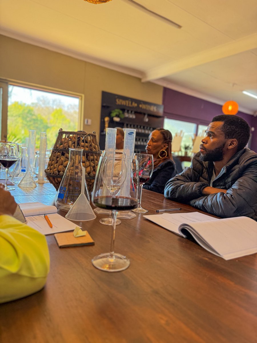 Yesterday I didn’t just teach about wine — I taught ownership, strategy, and courage. The next generation of wine makers &amp; entrepreneurs is coming, and they look like us. 🍷✨ #WineWithPurpose #BlackExcellence #SiwelaWines