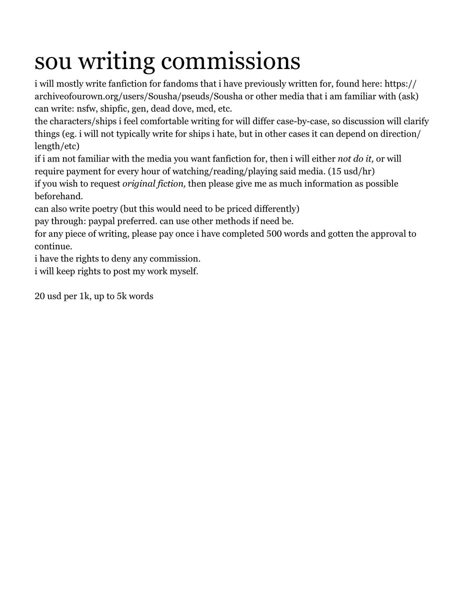 kimoipilled's tweet image. art and writing commissions open! 🎨🖋️

please dm me on twitter if you’re interested. you can also reach me on discord at “sousha.”paypal preferred for payment.