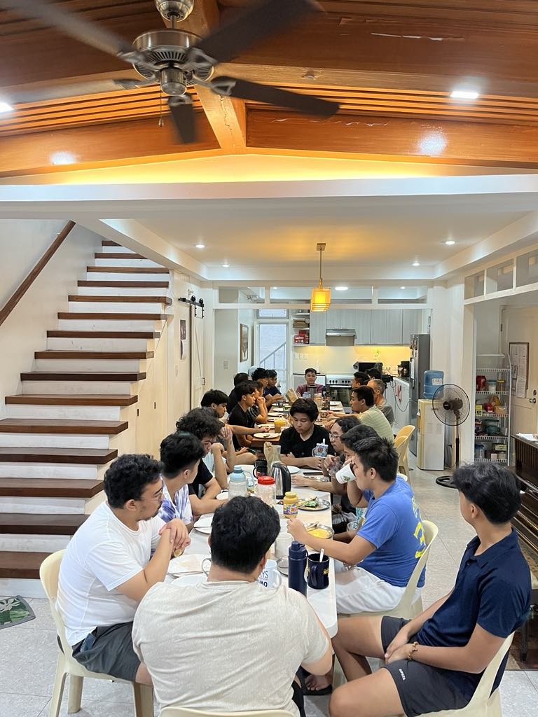 Our new Valhalla house in Manila is used well: 25 men living with our brothers for a Training Household.