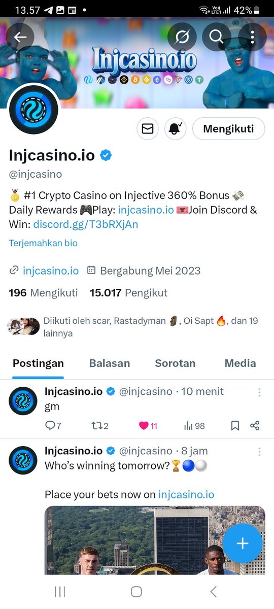 Mama Risa๐งฉ๐งฉ (@oxeasy111) on Twitter photo <a href="/dizzyrefs/">DIZZY</a> <a href="/injcasino/">Injcasino.io</a> Let's goo everyone join <a href="/dizzyrefs/">DIZZY</a> & <a href="/injcasino/">Injcasino.io</a> ๐๐
<a href="/theekuchhi/">Soona Paana</a>
<a href="/CUCUMBAHSETRO/">ita</a>
<a href="/newIding30/">ABAH IDING ๐ฎ๐ฉ</a>
<a href="/doynamite/">andey freetag.</a>
<a href="/CIMM3Y/">๐ท A M E Y๐ท</a>
<a href="/home_in_sweats/">Miss Ladybug ๐</a>
<a href="/miebasoka1/">miebasoka</a>
<a href="/rita01059367/">rita</a>
<a href="/wiyantokdr54/">@ Wyt_kdr54๐ฎ๐ฉ</a>
<a href="/HarryPattyRM00/">Revolusi Moral</a> <a href="/dizzyrefs/">DIZZY</a> <a href="/injcasino/">Injcasino.io</a> Let's goo everyone join <a href="/dizzyrefs/">DIZZY</a> & <a href="/injcasino/">Injcasino.io</a> ๐๐
<a href="/theekuchhi/">Soona Paana</a>
<a href="/CUCUMBAHSETRO/">ita</a>
<a href="/newIding30/">ABAH IDING ๐ฎ๐ฉ</a>
<a href="/doynamite/">andey freetag.</a>
<a href="/CIMM3Y/">๐ท A M E Y๐ท</a>
<a href="/home_in_sweats/">Miss Ladybug ๐</a>
<a href="/miebasoka1/">miebasoka</a>
<a href="/rita01059367/">rita</a>
<a href="/wiyantokdr54/">@ Wyt_kdr54๐ฎ๐ฉ</a>
<a href="/HarryPattyRM00/">Revolusi Moral</a>