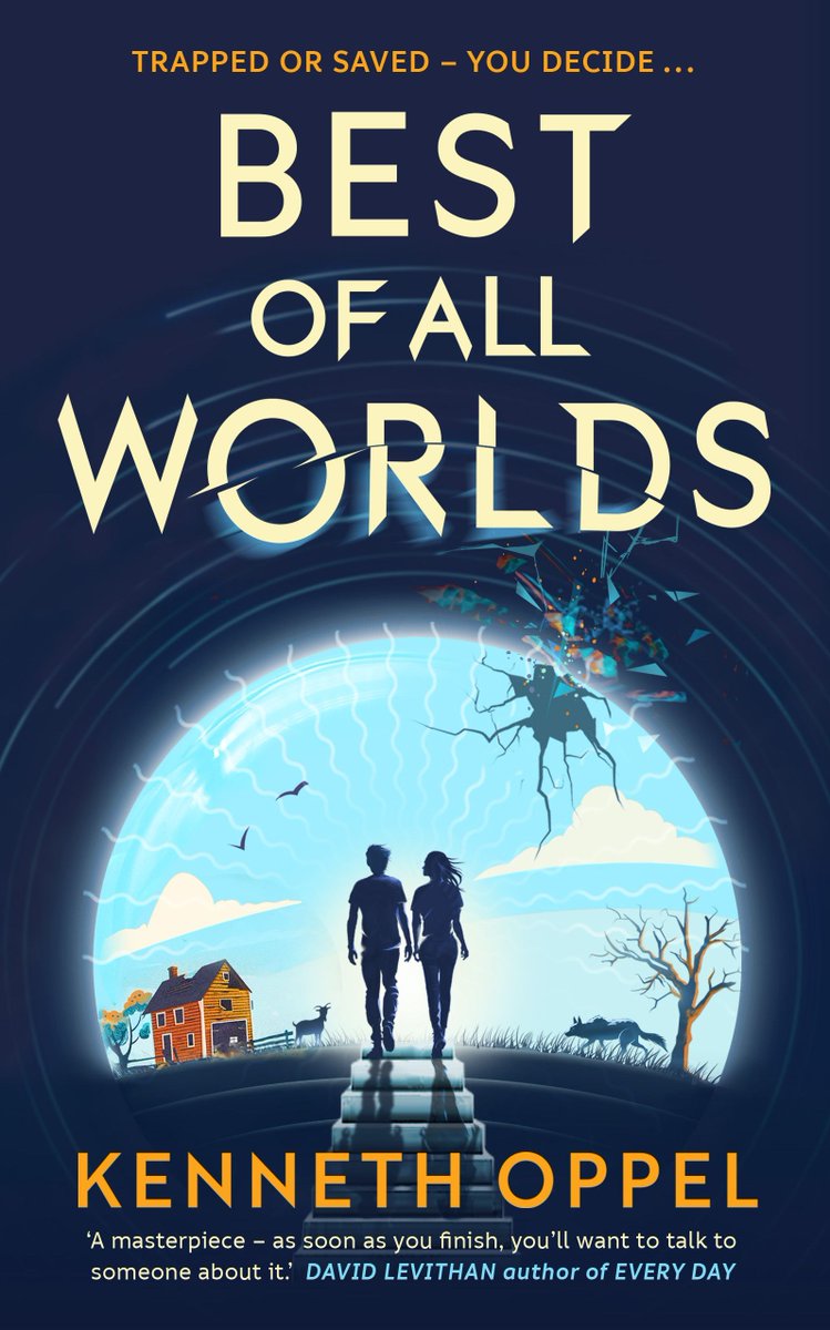 The_UKLA's tweet image. From Kenneth Oppel, Best of All Worlds is a story of survival, teenage passions & an invisible enemy. What should be a relaxing weekend away turns nightmarish when Xavier & his family find themselves trapped in a dome. UKLA members RT for a chance to win @guppybooks #lucky13th
