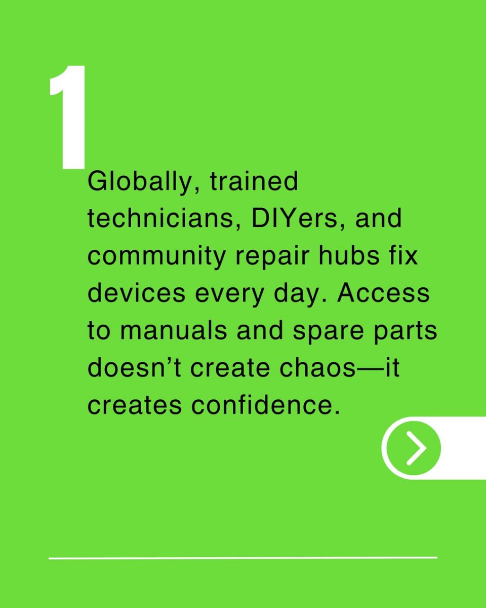 AjaiChowdhry's tweet image. India is the 3rd-largest e-waste generator.
 Not because products stop working—but because repair isn’t easy.
At EPIC Foundation, we believe the #RightToRepair is key to building a Product Nation that lasts.