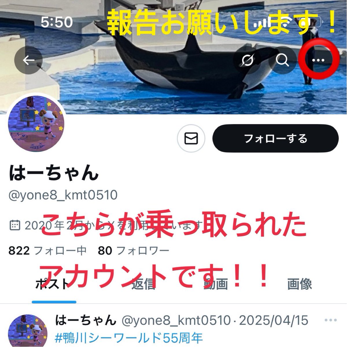 yonetami8's tweet photo. @na_be_momo @cbVAXoA7udU20om こんにちは
突然すみません🙇‍♀️
実は、PARINさんとおそらく相互だった垢が乗っ取られてしまいました。
フォローの解除と、可能であれば「なりすまし」の報告をお願いいたします🙇‍♀️

無限城編、いよいよですね！
私は土曜日のライビュ付き上映に行くつもりです。チケット予約できると良いなぁ https://t.co/N8yc9in6gy