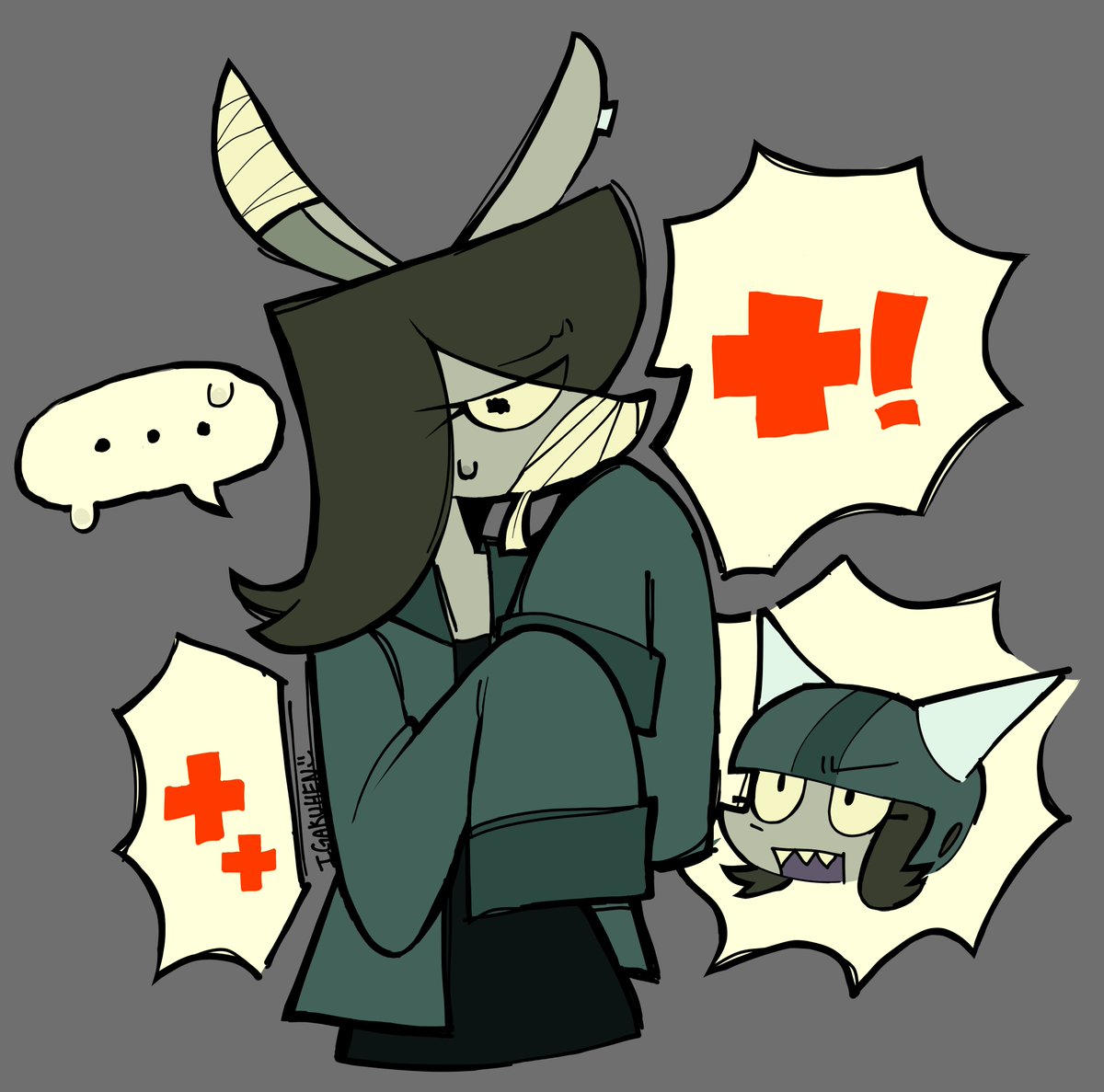 MEEEDIICC!!! 
artfight attack for @/chrisshwafer
#jumpcut