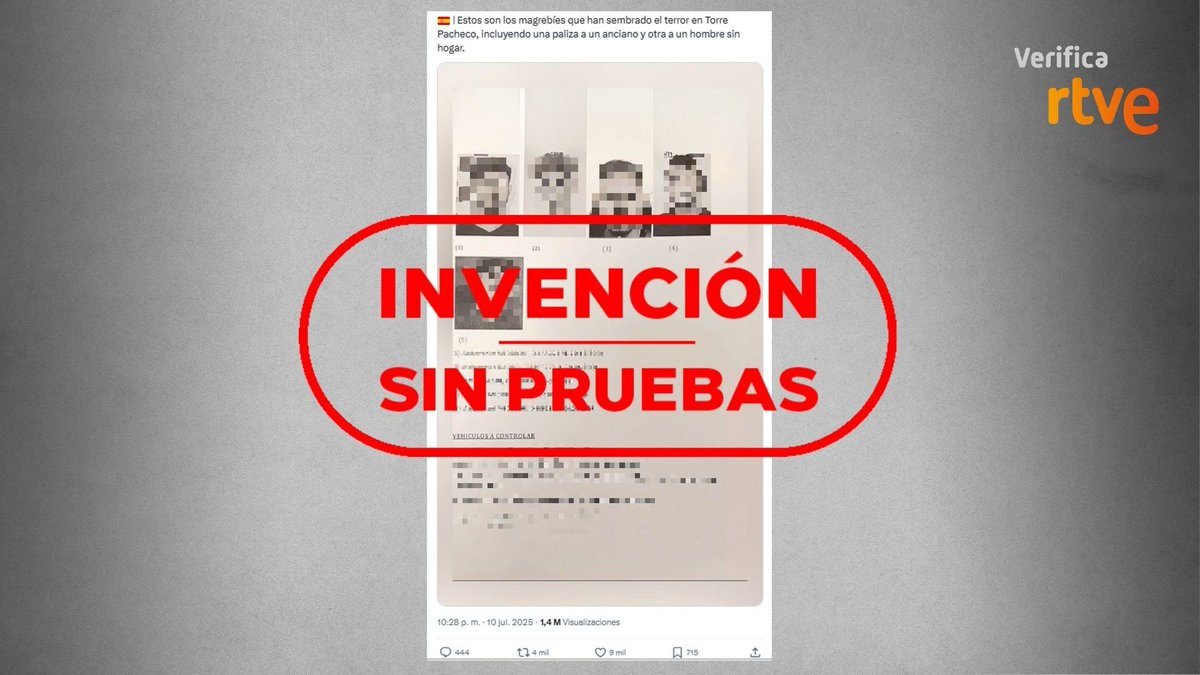 TORRE PACHECO

La escena es de sobra conocida. Una agresión, un bulo, un pantallazo, y el linchamiento mediático y digital se pone en marcha como una apisonadora. En Torre Pacheco no se juzgó un delito, se juzgó un origen. Y eso no es justicia: es puro fascismo.

La ultraderecha