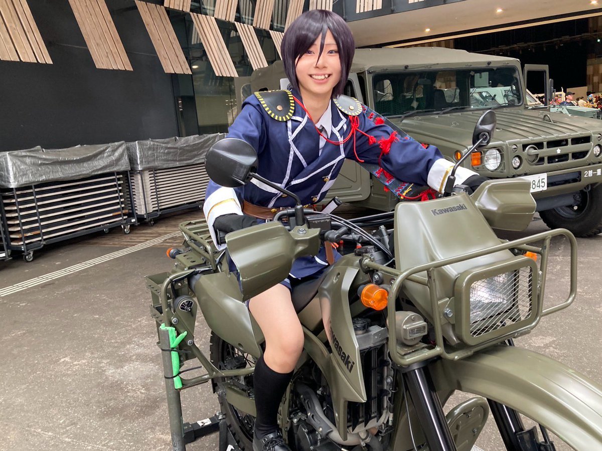 ｵﾌｼｮ(?)
後ろ乗ってくか？

バイク跨がれたのちょー嬉しい😭😭😭嬉しすぎてめっちゃ笑顔
📸▶︎妹