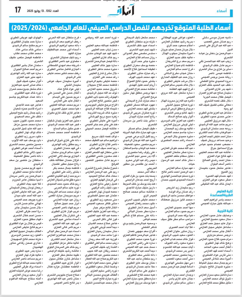 KUNIV_NEWS's tweet photo. الف مبروك ومنها للأعلى 🥳👏🏼 https://t.co/Fy95JEAuLv