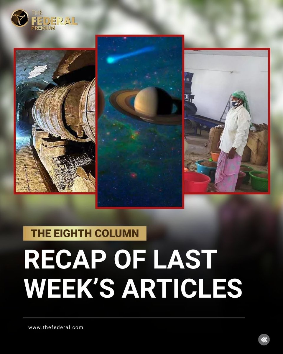 #TheEighthColumn RECAP | From #SpanishWines made in Indian #vineyards to the hidden mystery behind the unearthing of a #dodecahedron in #Kerala - last week's articles showcased Indian #innovation and the mysteries of #history and #time.

Read more: thefederal.com/category/the-e…