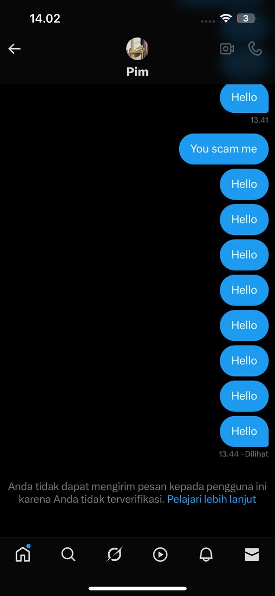 MkRenDh's tweet photo. This person scammed me. I wanted to buy a Jimmy Sea fanmeet ticket. I've already paid 4,700,000. Be careful with this person.
#MyMagicProphecy #letthemagicbegin #jimmysea #jimmyyjp #sea_tawinan https://t.co/j0xztcluNB