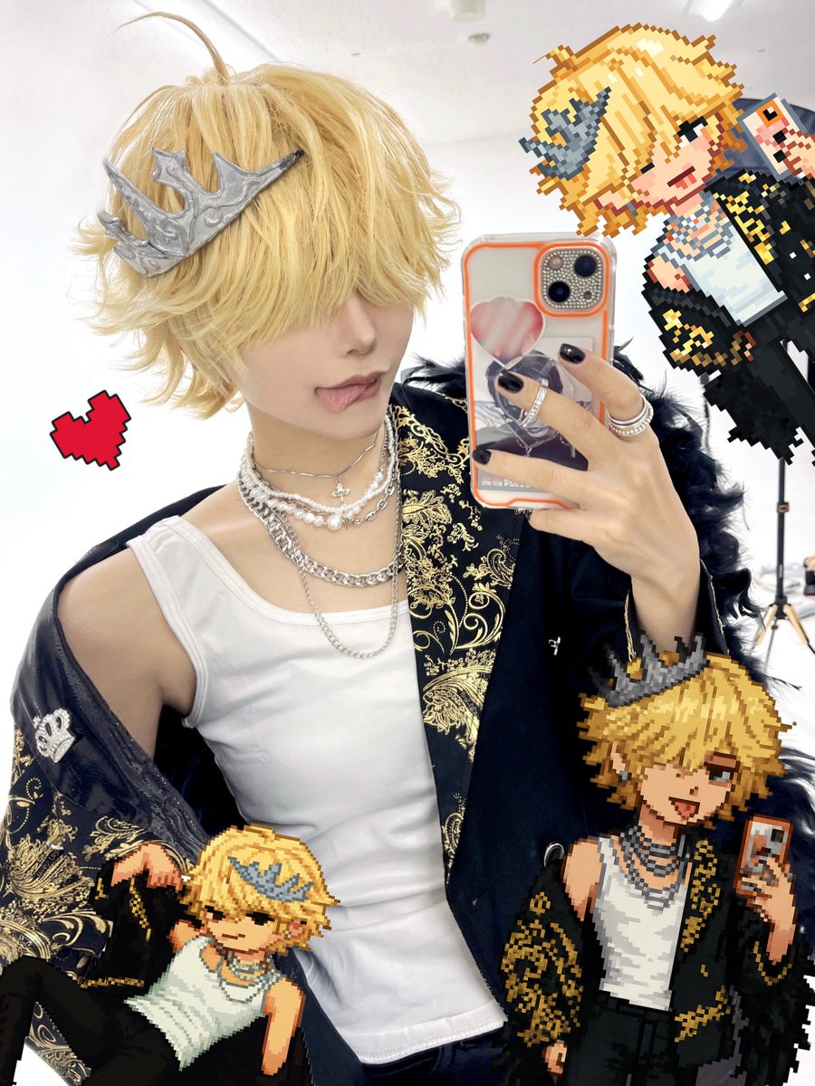 ベルくんで流行りのドット絵👑