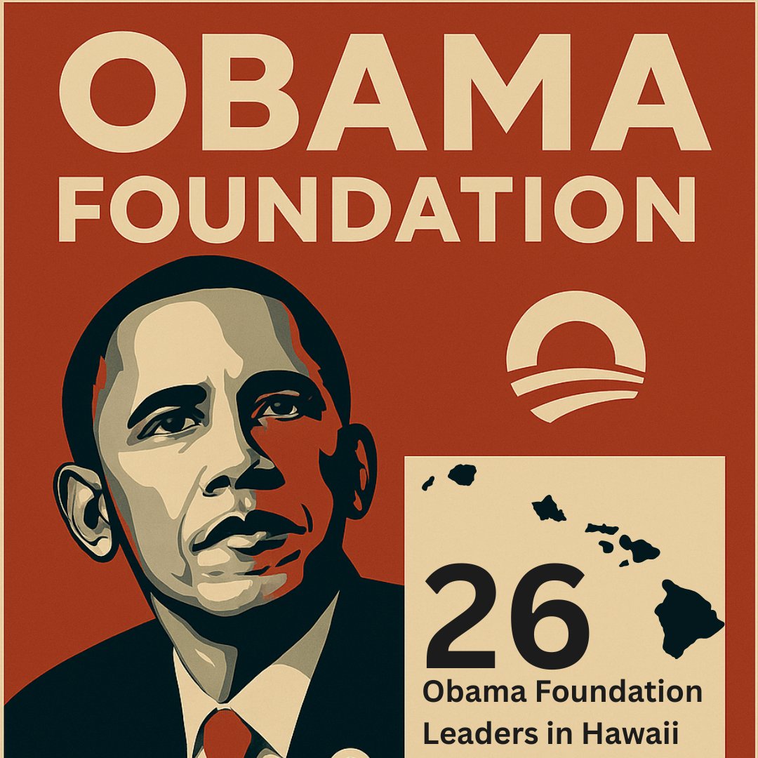🧵Meet Barack Obama’s 26 Minions in Hawai'i

These are the handpicked graduates of the Obama Foundations’s elite “leadership” network — now serving as:
🔹 Executives of major nonprofits
🔹 Climate &amp; energy policy architects
🔹 Advisors, consultants &amp; gatekeepers to state agencies
