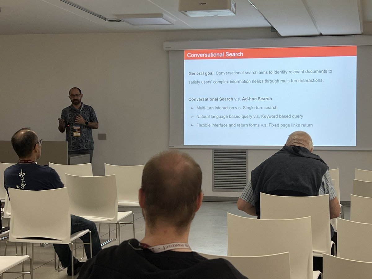 Chuan Meng (@chuanmg) on Twitter photo <a href="/maliannejadi/">Mohammad Aliannejadi</a> is kicking off our tutorial. Join us at CARRARESL, Floor 0, Padova Congress Center. <a href="/maliannejadi/">Mohammad Aliannejadi</a> is kicking off our tutorial. Join us at CARRARESL, Floor 0, Padova Congress Center.